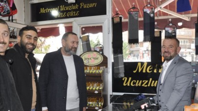 YENİDEN REFAH PARTİSİ ESNAF ZİYARETLERİNDE