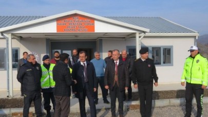 YOL YAPIM ÇALIŞMALARINI YERİNDE İNCELEDİ