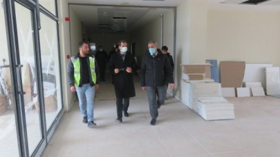 YURT İNŞAATINDA İNCELEMELERDE BULUNDU