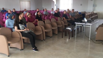 YURT PERSONELİNE EĞİTİM VERİLDİ