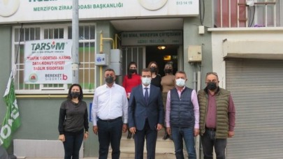ZİRAAT ODASI’NI ZİYARET ETTİ