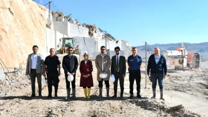 Kaymakam Güneş’ten Mermer Ocağına Ziyaret