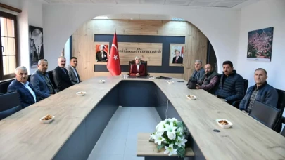 Muhtarlardan Kaymakam Güneş’e Ziyaret