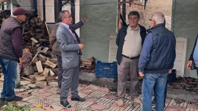 CHP, Yangın Sonrası Ailenin Yanında