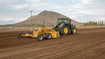 Amasya DSYB’den Merzifon Eymir Köyü’nde Lazerli Tesviye Çalışması