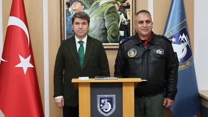 Vali Bakan’dan 5. Ana Jet Üs Komutanlığı’na Ziyaret