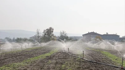 Merzifon Kayadüzü Köyünde Basınçlı Sulama Dönemi