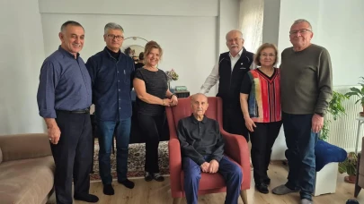 Merzifon Vakfı Heyetinden Faruk İzgin’e Nezaket Ziyareti