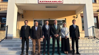 Yeni Kaymakama Meslektaşlarından Ziyaret