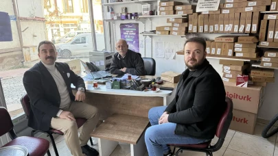 Gençlerden Muhtar Mert’e Ziyaret