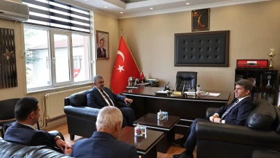 Vali Bakan’dan Hamamözü Belediyesi’ne Ziyaret