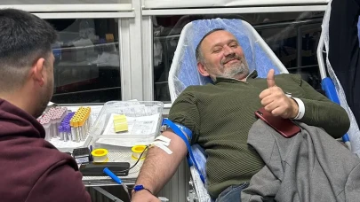 Başkan Tunç: “Kızılay’a Kan Verdik, Destek Olduk”