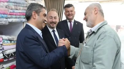 Başkan Uzun Esnafın Yanında