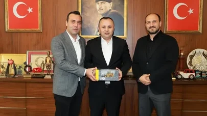 Başkan Sevindi, Misafirlerini Ağırladı