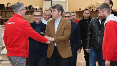 Merzifon’da Mobilya ve Tekstil Mesaisi