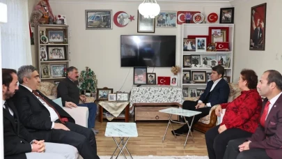 Merzifon’da Şehit Ailesine Vefa Buluşması