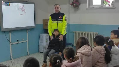 Merzifon'da Erken Yaşta Trafik Bilinci