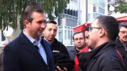 Semt Pazarında AK Parti Heyeti