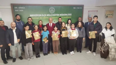 Merzifon’da Öğrencilere Ödül