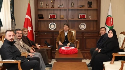 Amasya’da Duygulandıran Şehit Ailesi Buluşması