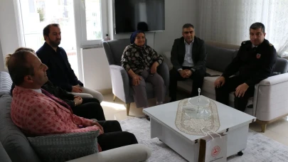 Kaymakam Karaaslan’dan Şehit ve Gazi Ailelerine Vefa Ziyareti