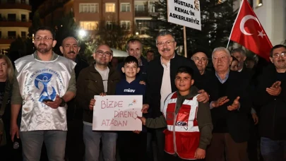 Merzifon’dan İmamoğlu’na Destek