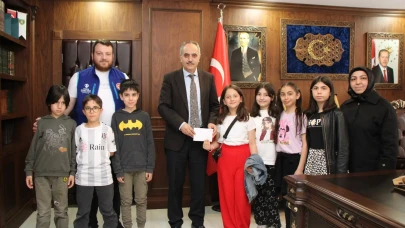 Minik Yüreklerden Gazze’ye Büyük Destek