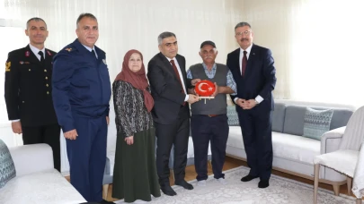 Merzifon’da Şehit ve Gazi Ailelerine Vefa Ziyareti