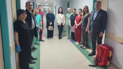 Merzifon’da Hastane Yönetiminden Bayram Ziyareti