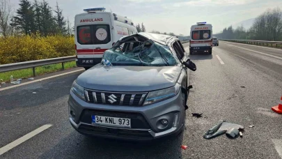 Bayram trafiğinde kaza: 6 yaralı
