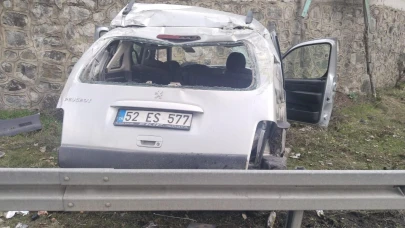 Gümüşhane’de trafik kazası: 4 yaralı