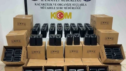 1 ton etil alkol ele geçirildi