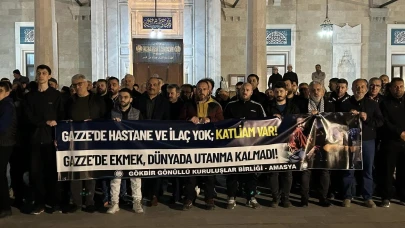 Amasya Halkı Gazze İçin Ayakta!