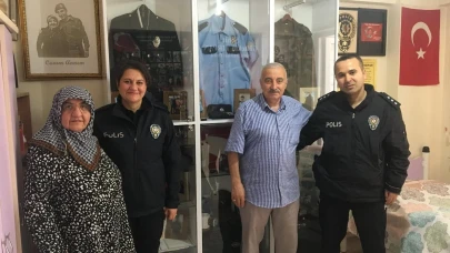 Amasya Emniyetinden Bayramda Vefa Dolu Ziyaret!