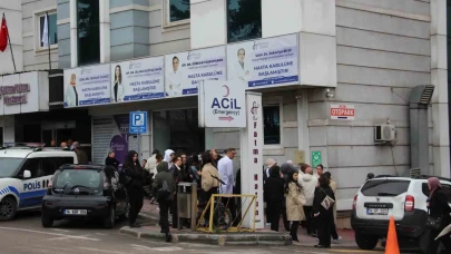 Özel hastanede korkutan yangın