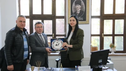 Halk Eğitim Merkezi Yöneticilerinden Merzifon Belediyesi’ne Ziyaret