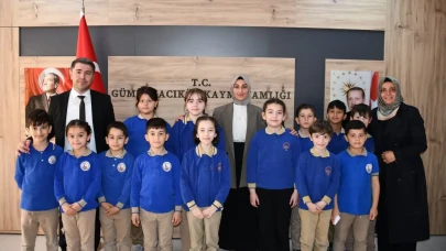 Öğrencilerden Kaymakam Güneş’e Anlamlı Ziyaret