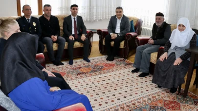 Kaymakam Ahmet Karaaslan’dan Şehit ve Gazi Ailelerine Anlamlı Ziyaret
