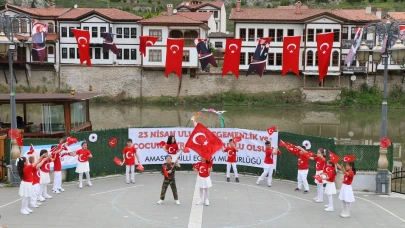 Amasya’da 23 Nisan Etkinlikleri Coşkuyla Sürüyor