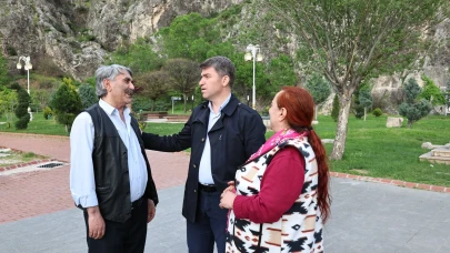 Vali Bakan Amasya Sokaklarında