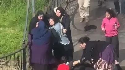 Kadınların kavgasını erkekler ayırdı