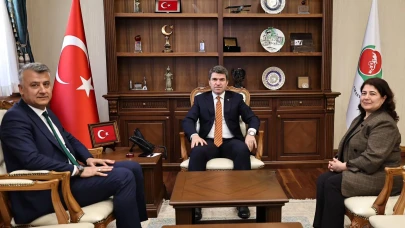 Başmüfettiş Okur'dan Amasya Valisi Bakan’a Ziyaret