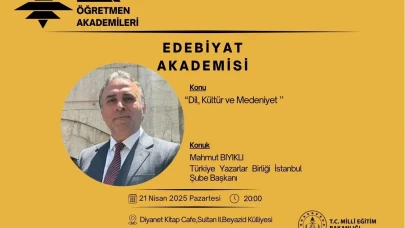Edebiyat Akademisi’nde Bu Haftaki Konuk: Mahmut Bıyıklı