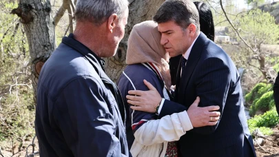 Vali Bakan'dan Yangınzede Aileye Ziyaret: “Devlet Her Zaman Yanınızda”