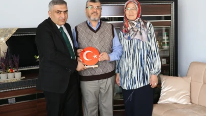 Kaymakam Karaaslan’dan Şehit Ailelerine ve Gazilere Anlamlı Ziyaret