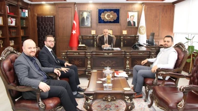 Yedi Hilal Derneği’nden İl Müftüsü Hamza Bayram’a Ziyaret