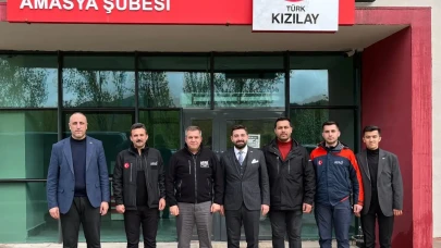 Amasya’da Kurumlar El Ele: AFAD’dan Kızılay’a Hayırlı Olsun Ziyareti