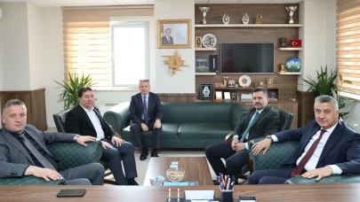 Katipoğlu’ndan Atakum İlçe Müdürü Aydın’a Ziyaret