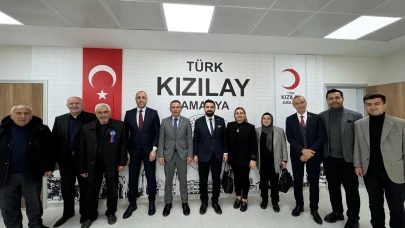 MHP Amasya’dan Kızılay’a Hayırlı Olsun Ziyareti