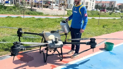 Taşova’da Dronla İkinci İlaçlama: Halk Sağlığı İçin Havadan Temizlik
